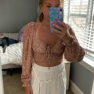 NWT Urban Outfitters long sleeve blouse